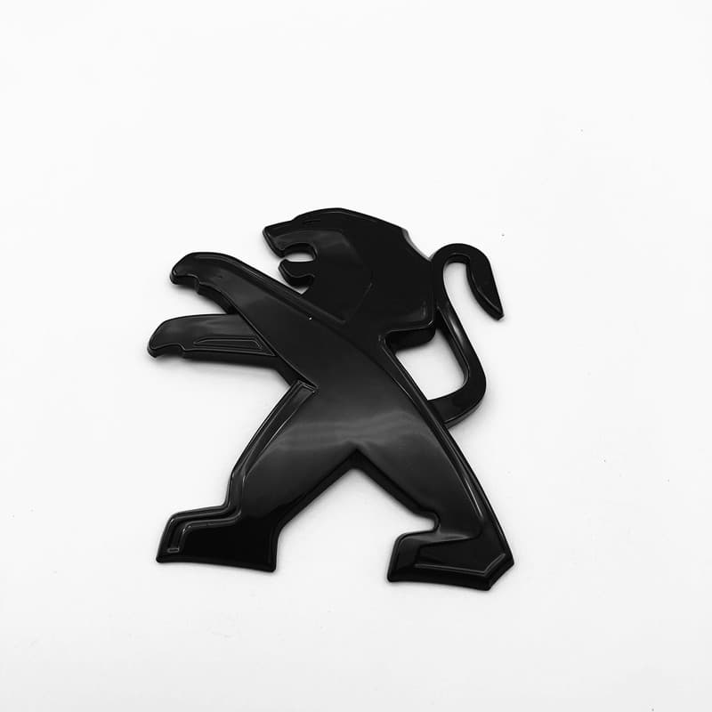 Peugeot 508L Black Warrior Decorative 408 308 Modified Emblem Sticker Trunk Badge