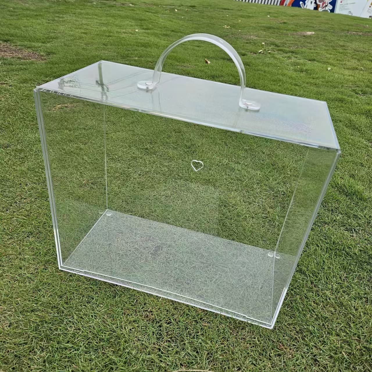 Huayan Materials Transparent Acrylic Flower Box - Fresh Flower Arrangement, Money-Giving Creative DIY Birthday Gift, Smooth Sailing