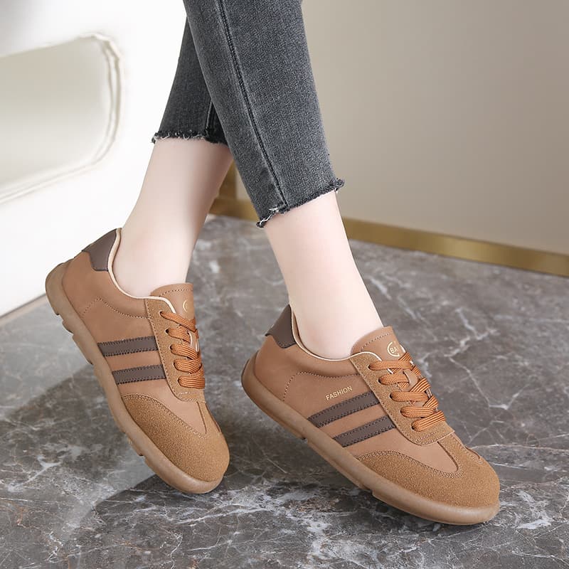 Women's New Style German Training Shoes Maillard All-match Retro Soft-soled Breathable Casual Forrest Gump Shoes Student Flat-soled Birkennedy Shoes