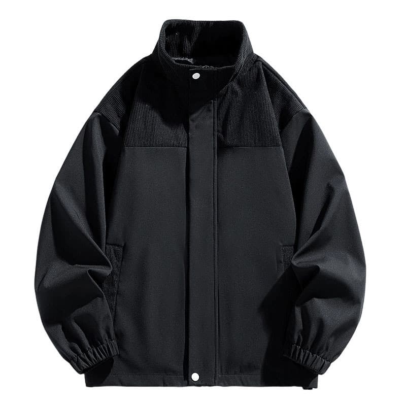 Trendy Brand Jacket Stitching Men's 2024 New Spring and Autumn New Arrival Tooling Men's and Women's Couple's Jacket for Youth