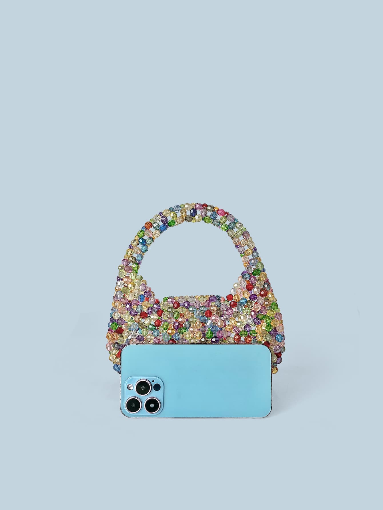 New Autumn/Winter Luxury Handmade Beaded Mini Beaded Bag, Sparkling Tote/banquet Bag