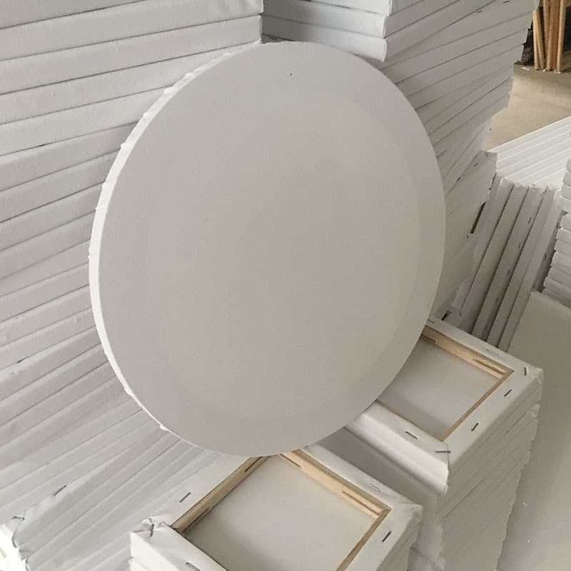 Round Oil Painting Frame Wholesale Oval Canvas Frame Art Supplies Texture Painting Acrylic