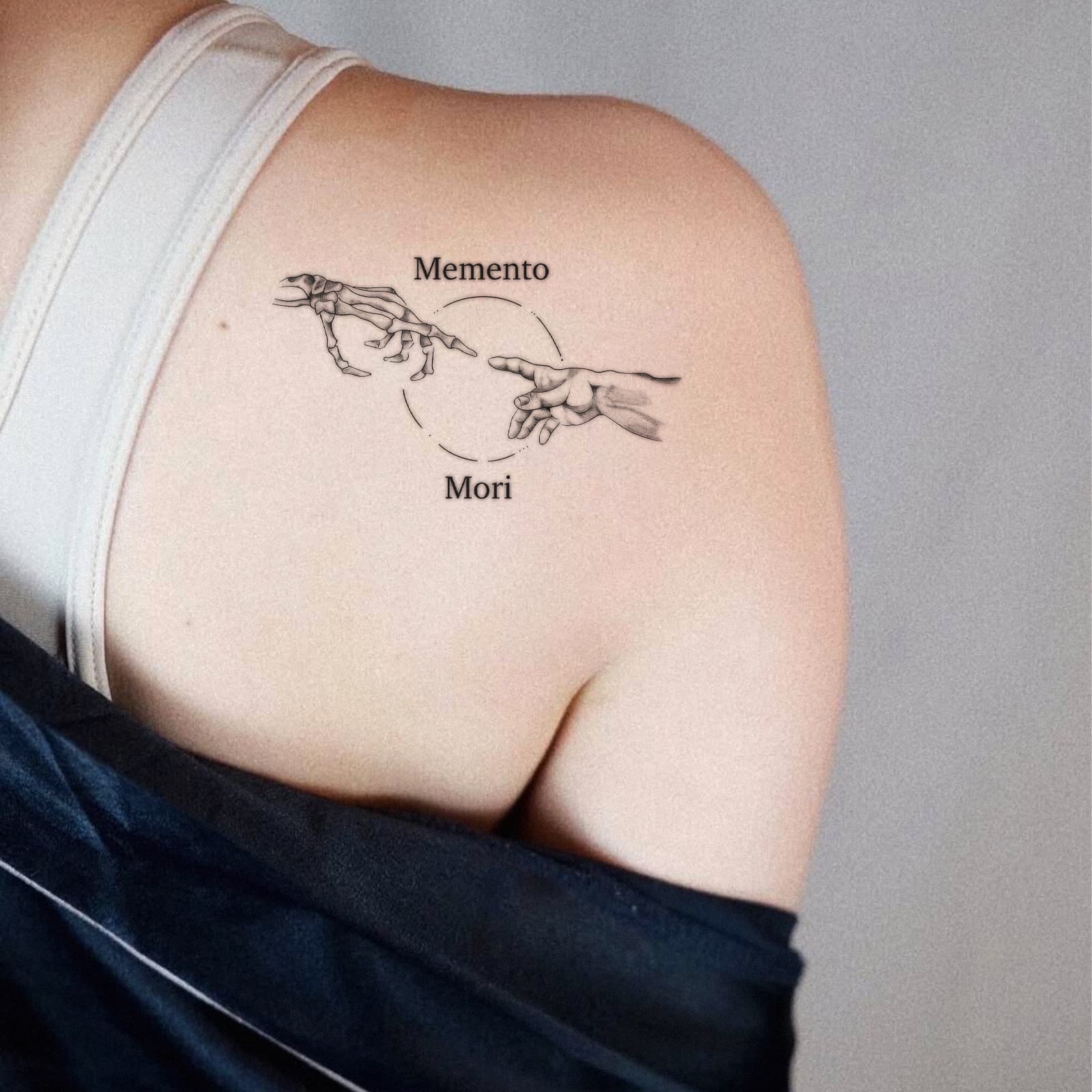 Cross-border best-selling high-value dark-style personalized domineering fingertip collision hand and arm tattoo stickers