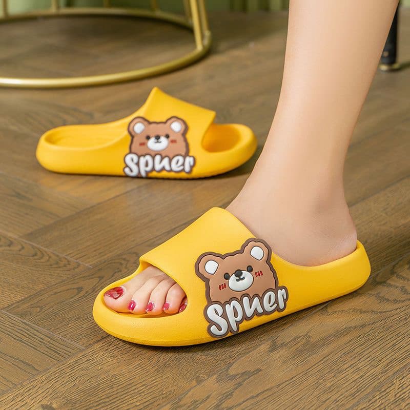 Summer Cloud-like Bathroom Slippers Home Cartoon Couple Sandals Indoor Cute Bath Non-slip Sandals Women Wholesale