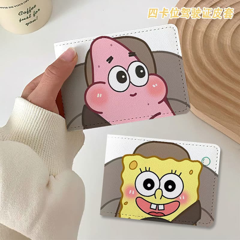 SpongeBob Patrick Driver's License Cover 2-in-1 Vehicle Registration Holder