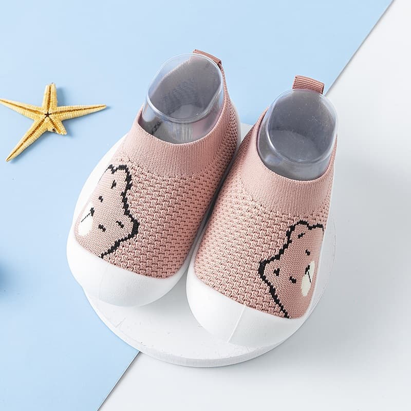2024 New Baby Walking Shoes Mesh Infant Shoes Children Anti-Slip Soft Sole Breathable Anti-Kick Floor Shoes for Boys and Girls