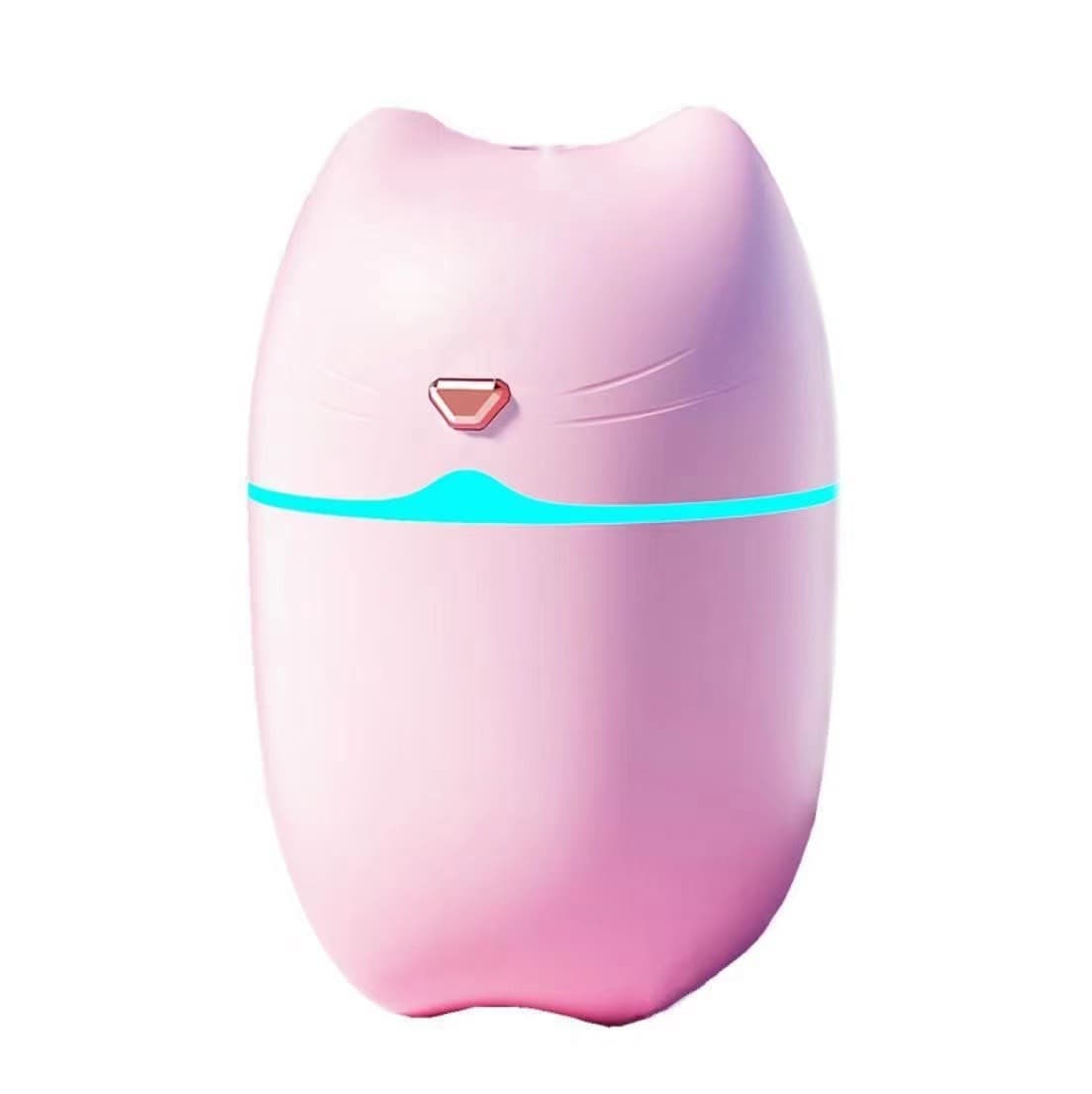 Cute cat humidifier for home, car, and desktop use; air atomizer; mini spray; aromatherapy; quiet operation; hydrating humidifier