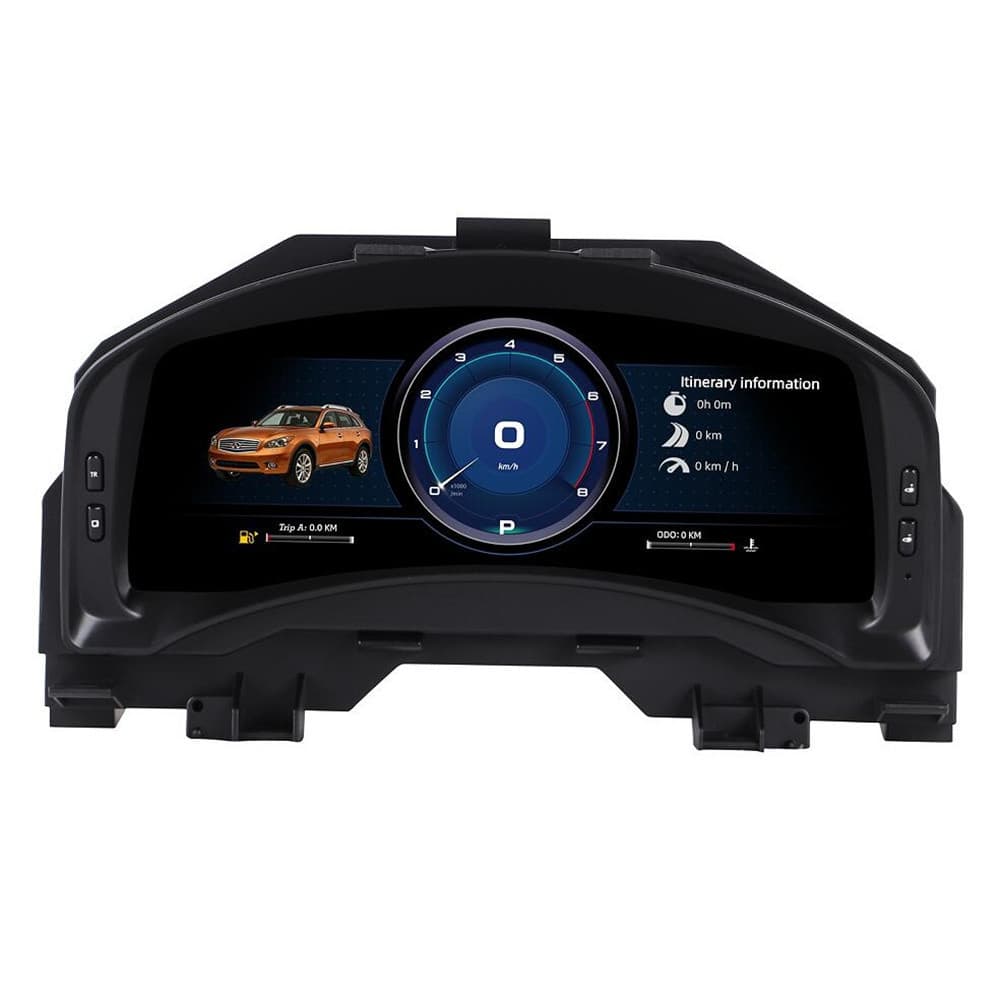 12.3-inch LCD Instrument Cluster for 03-09 Infiniti FX35 FX45 with Built-in CarPlay