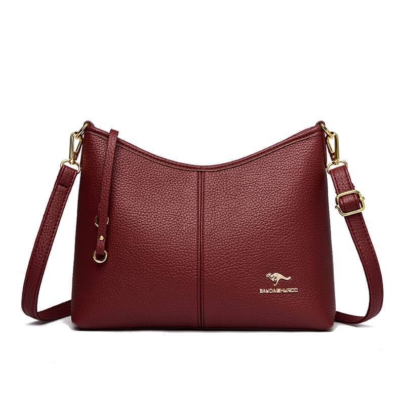 Large Capacity Women's Bag 2025 New Urban Simple Crossbody Bag Fashion Versatile Shoulder Bag Middle-aged Mother Handbag