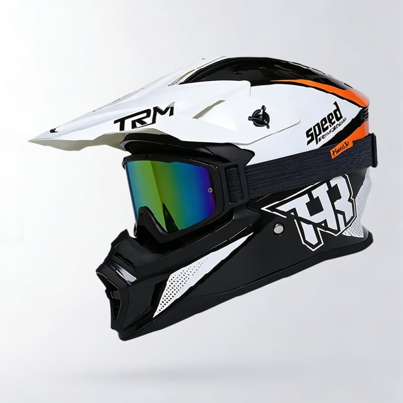 3C Certified Motocross Helmet Mountain Downhill Bike Safety Helmet Indoor Kart Full Face Helmet