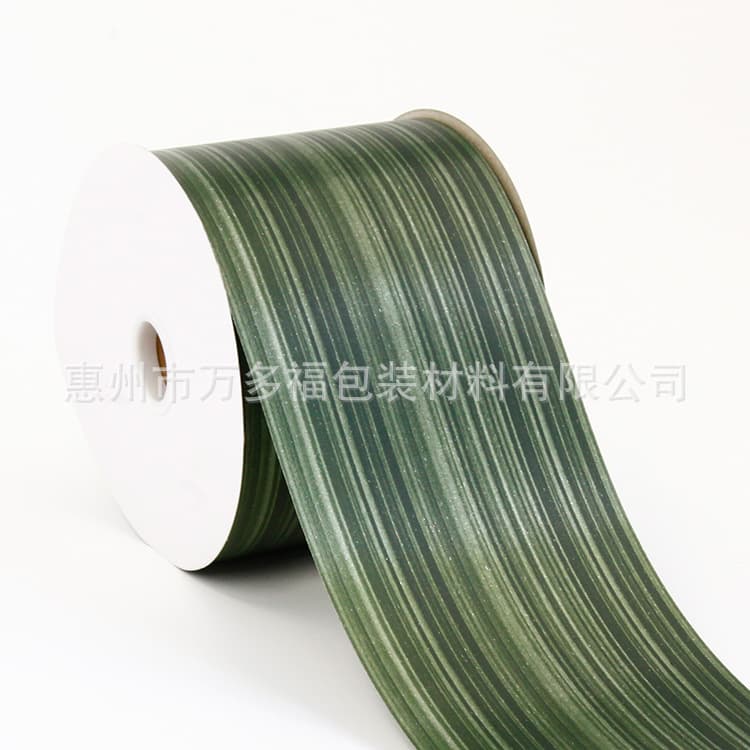 Amazon Bestseller 50m Bark Pattern Ribbon DIY Bow Decoration 100m Waterproof Real Fabric Ribbon Roll