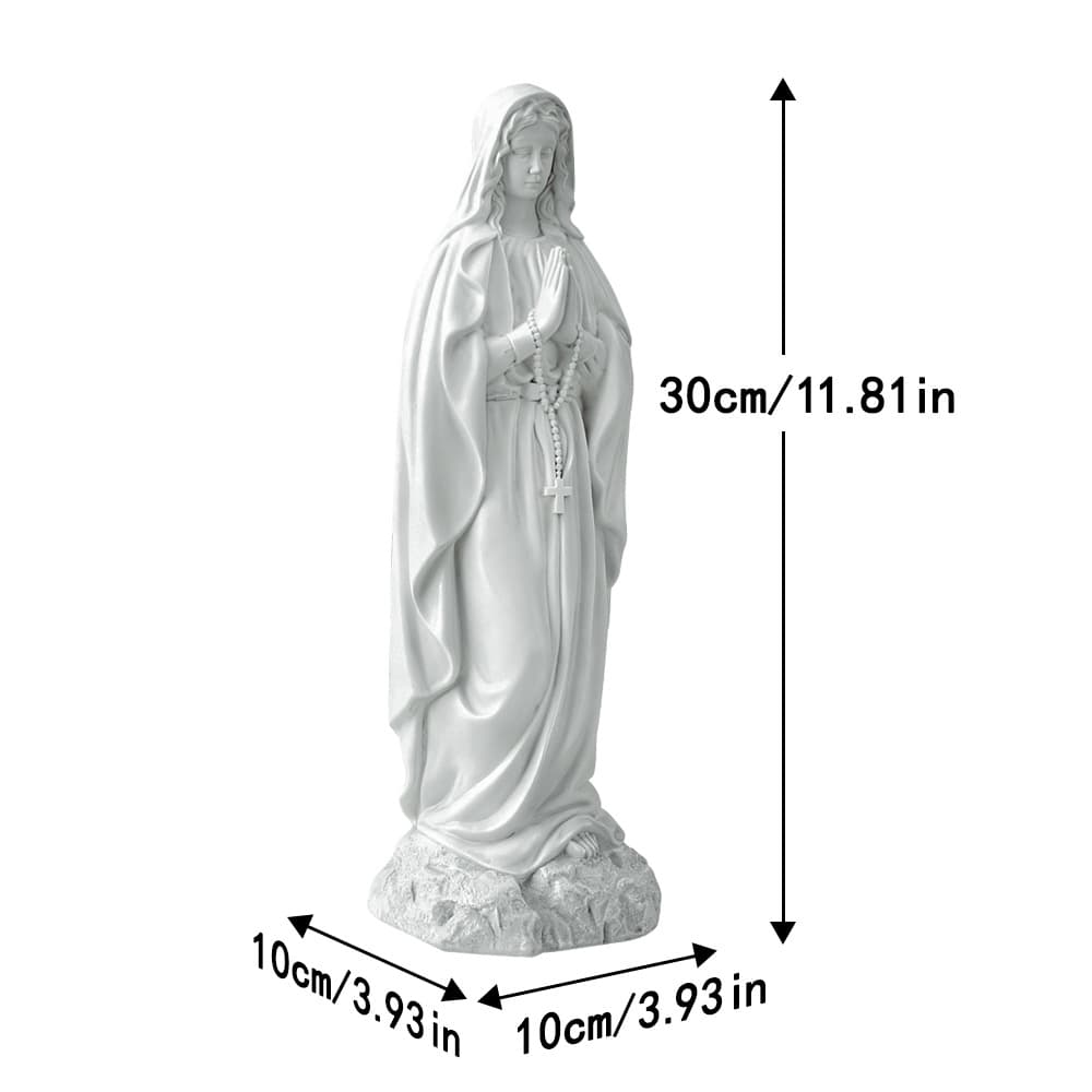 Virgin Mary Resin Figurine Church Desktop Craft Cross-border Statue Home Decoration Western Religion