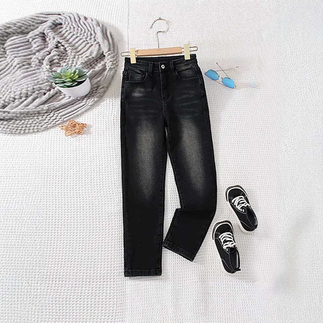New spring and autumn style fashionable and comfortable European and American style straight leg denim pants for teenagers and boys