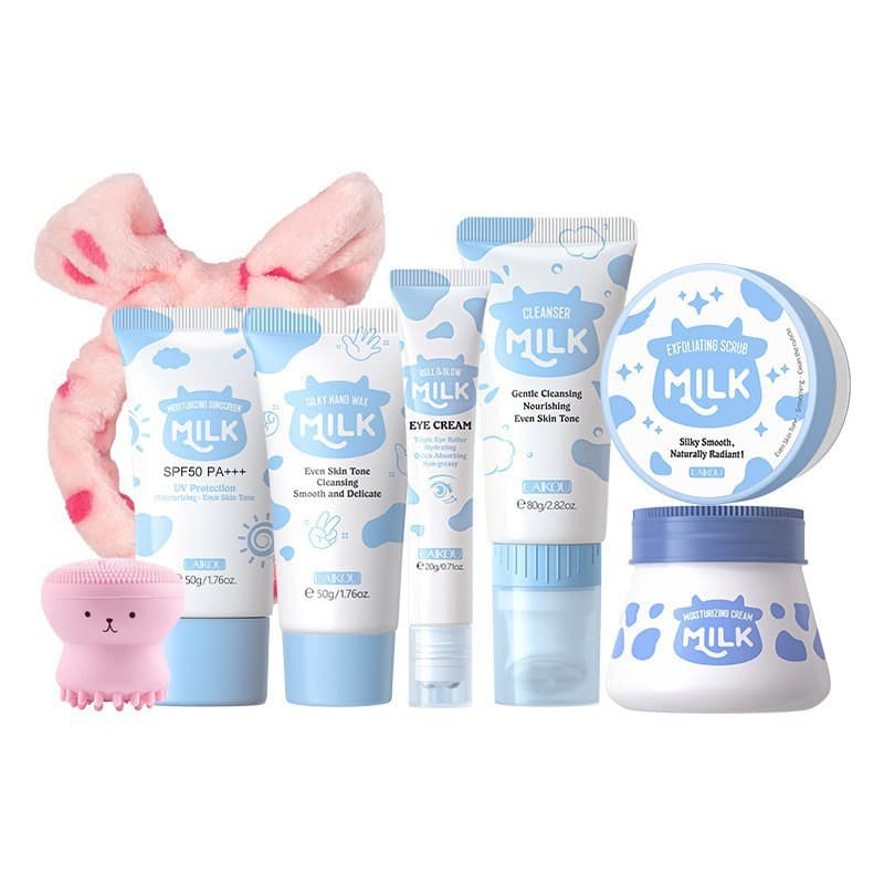 Cross-border LAIKOU FENYI QUIYUM full series combination skincare set, moisturizing and hydrating, factory direct stock.