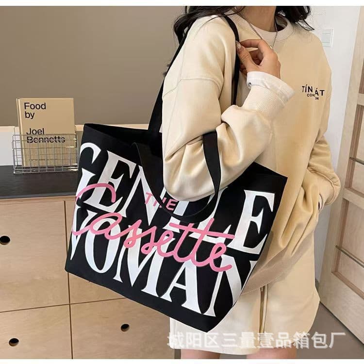 Large Letter Tote Bag for Women 2026 New Style