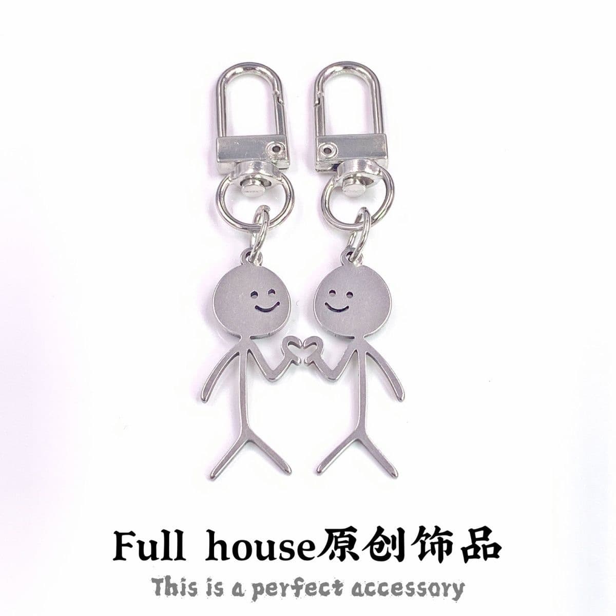 Amazon New Product List Funny Doodle Necklace Graffiti Character Fun Stainless Steel Pendant