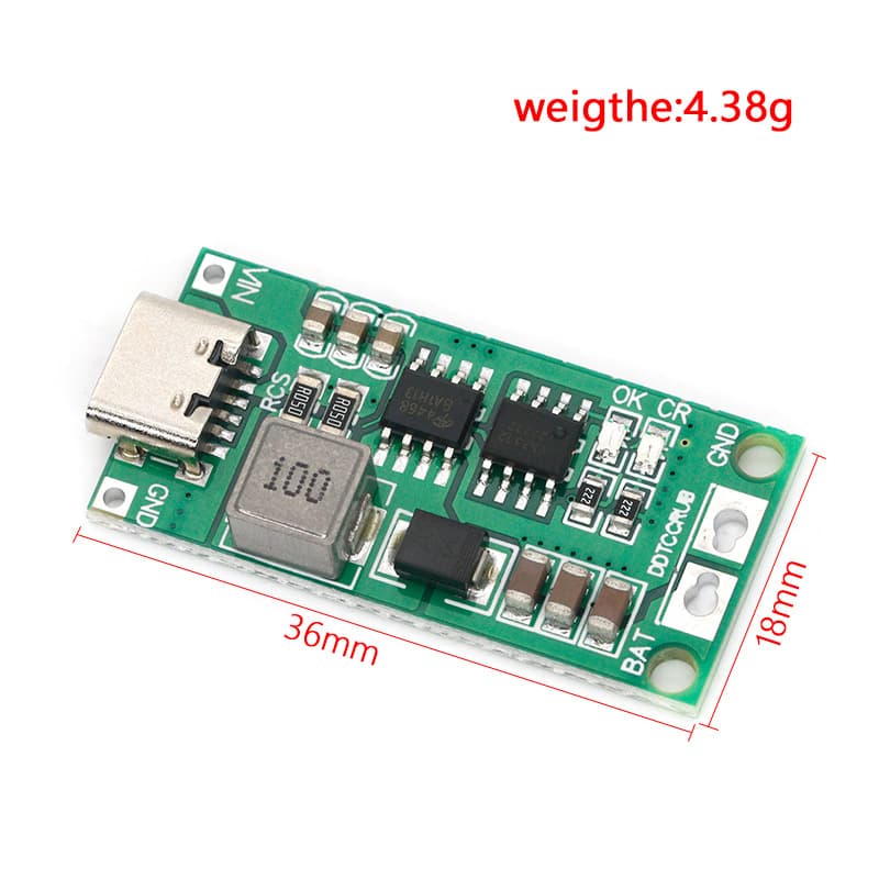2S 3S 4S 1-4A Boost Module Li-polymer Battery Charging Module 3V-6V