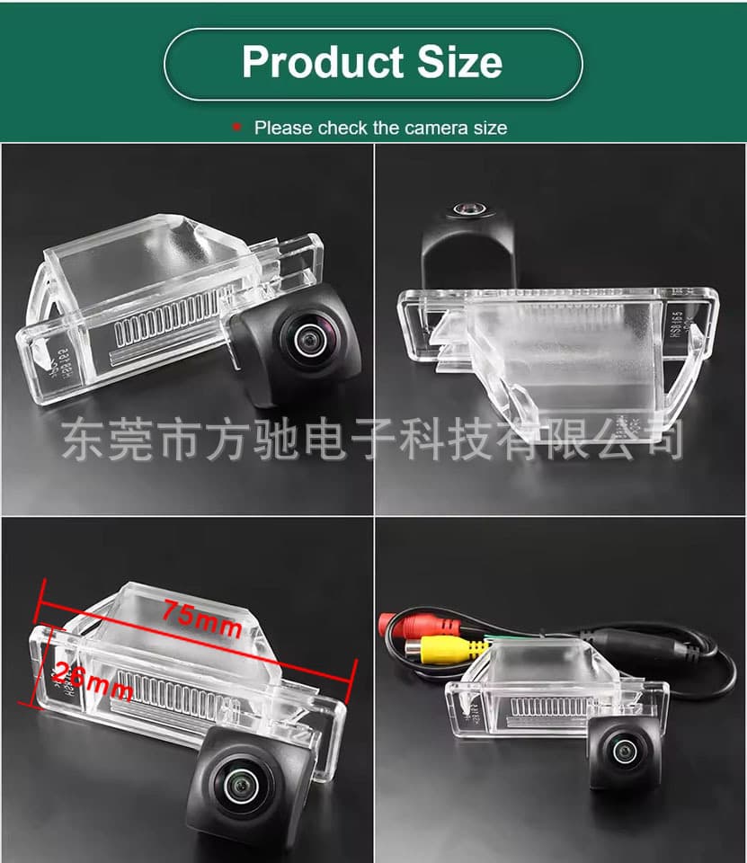 Special license plate light for special car now/generation car rear view camera large/public AHD1080P reversing HD night vision