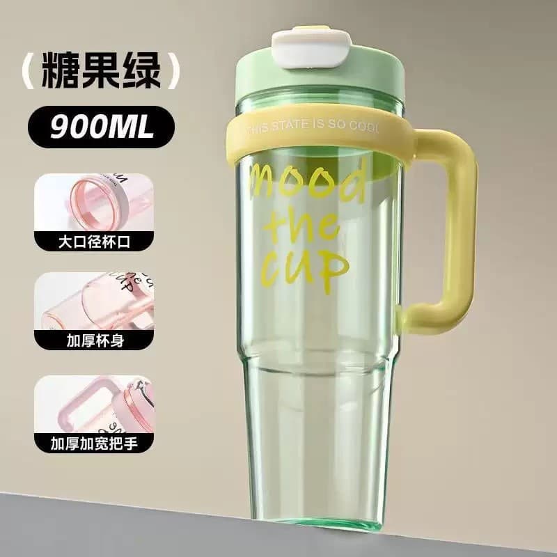Summer 2025 New Tea Strainer Straw Cup, Heat-Resistant Tea Cup