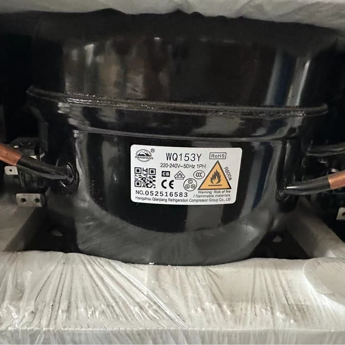 New Wan Sheng Refrigerator R600 Compressor QD35Y43Y52Y65Y75Y85Y91Y110Y128Y142Y153