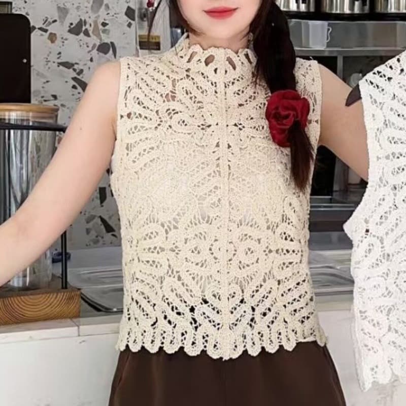 Chic and Stunning Sleeveless Camisole for Women, Summer Sweet and Spicy Layering Style, Unique and Fashionable Top