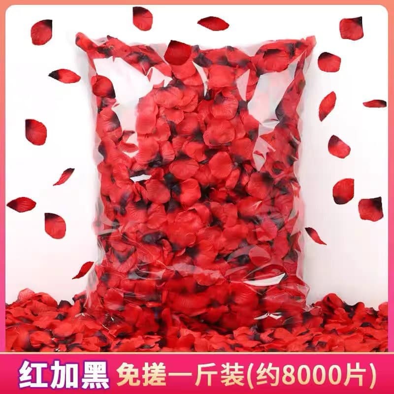 Valentine's Day No-Rub Rose Petals Wedding Proposal Decoration Hand Throwing Petals Romantic Decor