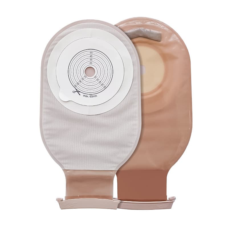 One-Piece Colostomy Pouch for Rectal Diversion, Leak-Proof