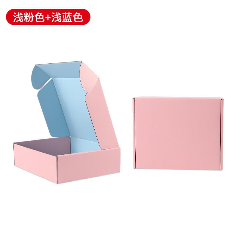 Ins Pink Mailer Box, High-Face-Value Express Packaging Box, E-commerce Corrugated Box Wholesale