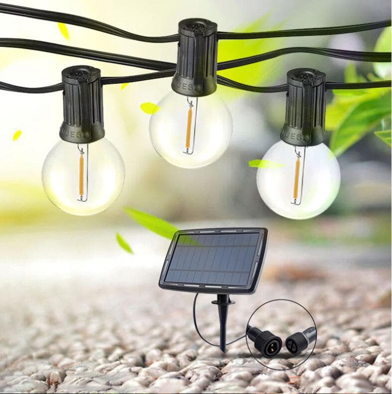 Cross-border Hot G40 High Voltage Light String Amazon Outdoor Waterproof Party Decorative Light String G40 Filament Light String