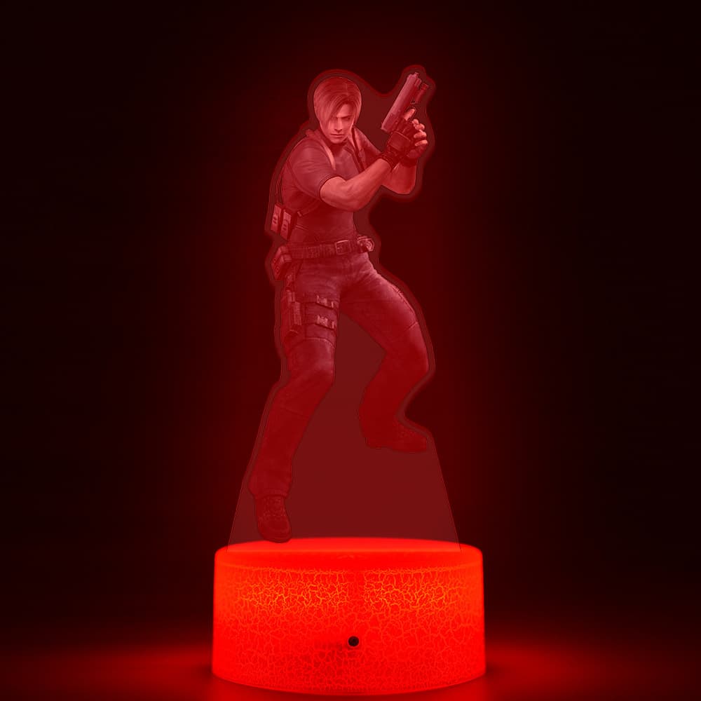 Re9 Resident Evil 9 Game Merchandise Seamless Interlayered Color-Printed 16-Color Remote Control Night Light