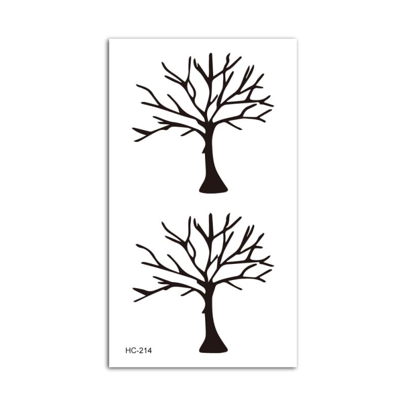 Waterproof temporary tattoo stickers, black, new and fresh style, wholesale tattoo stickers, personalized flower tattoo stickers.
