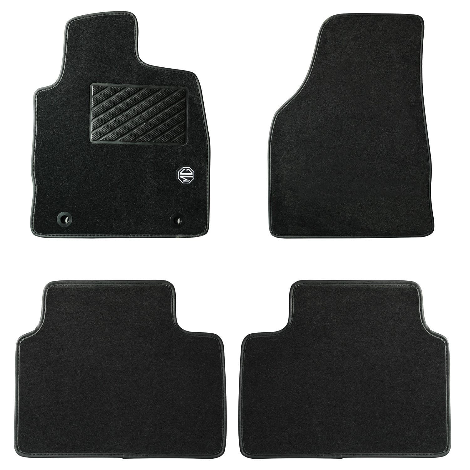 Nylon Car Floor Mats Universal Fit Velour PVC Anti-Slip