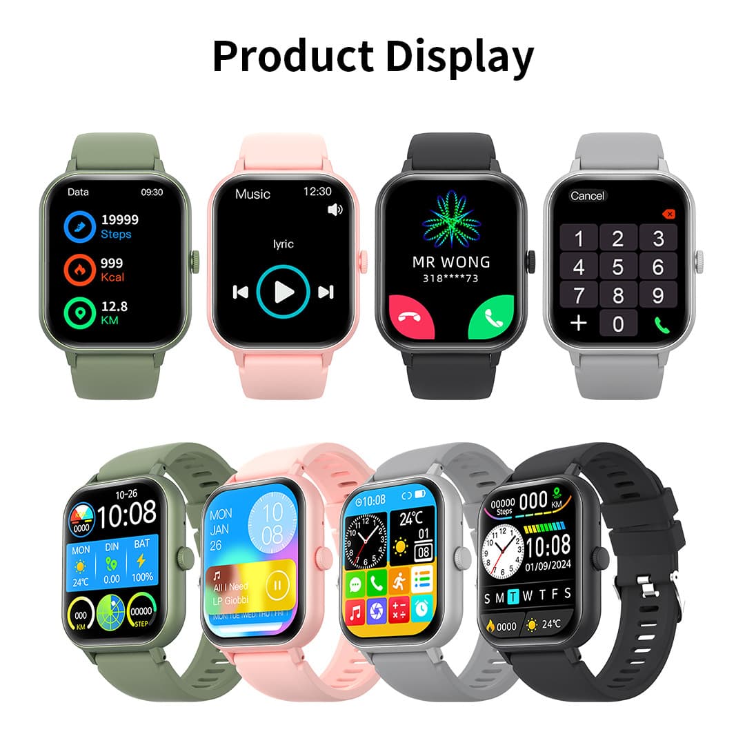 Cross-Border Bestseller TB62 Smart Call Watch with Step Counting, Heart Rate, Alarm, Outdoor Sports Monitoring, Gaming, and Multi-Functions