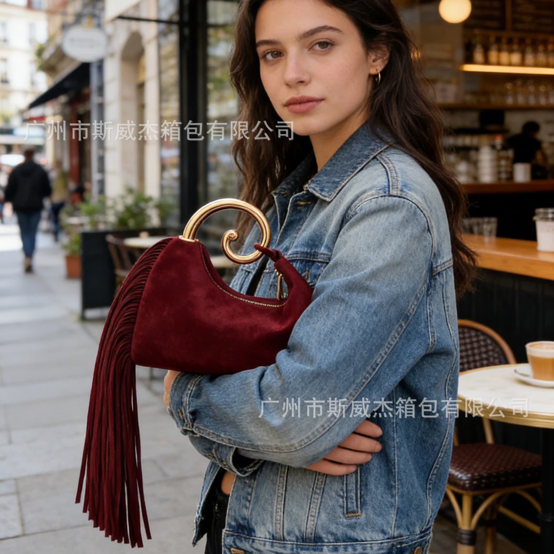 New cross-border cloud bag for women, metal bag, retro high-quality evening bag, fashionable and elegant tassel tote bag, trendy.