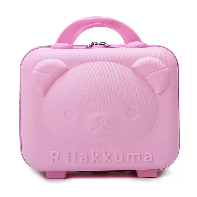 14-inch Mini Bear Suitcase, Cute Cartoon Makeup Case, Event Souvenir Storage Box, Gift Box