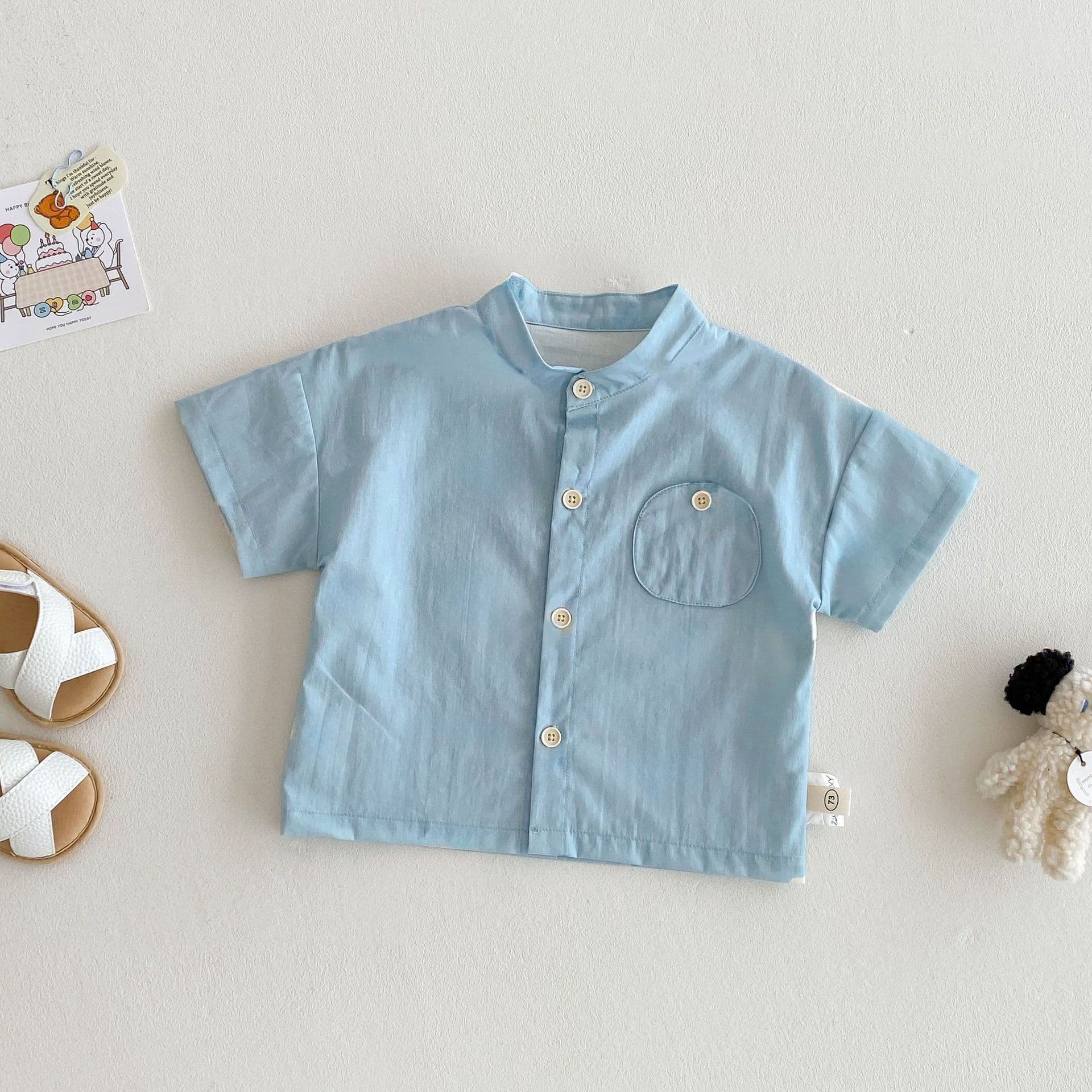 2026 New Summer Kids Cartoon Shirt Full-Print Blouse for Girls Baby Fashion Korean Style Top