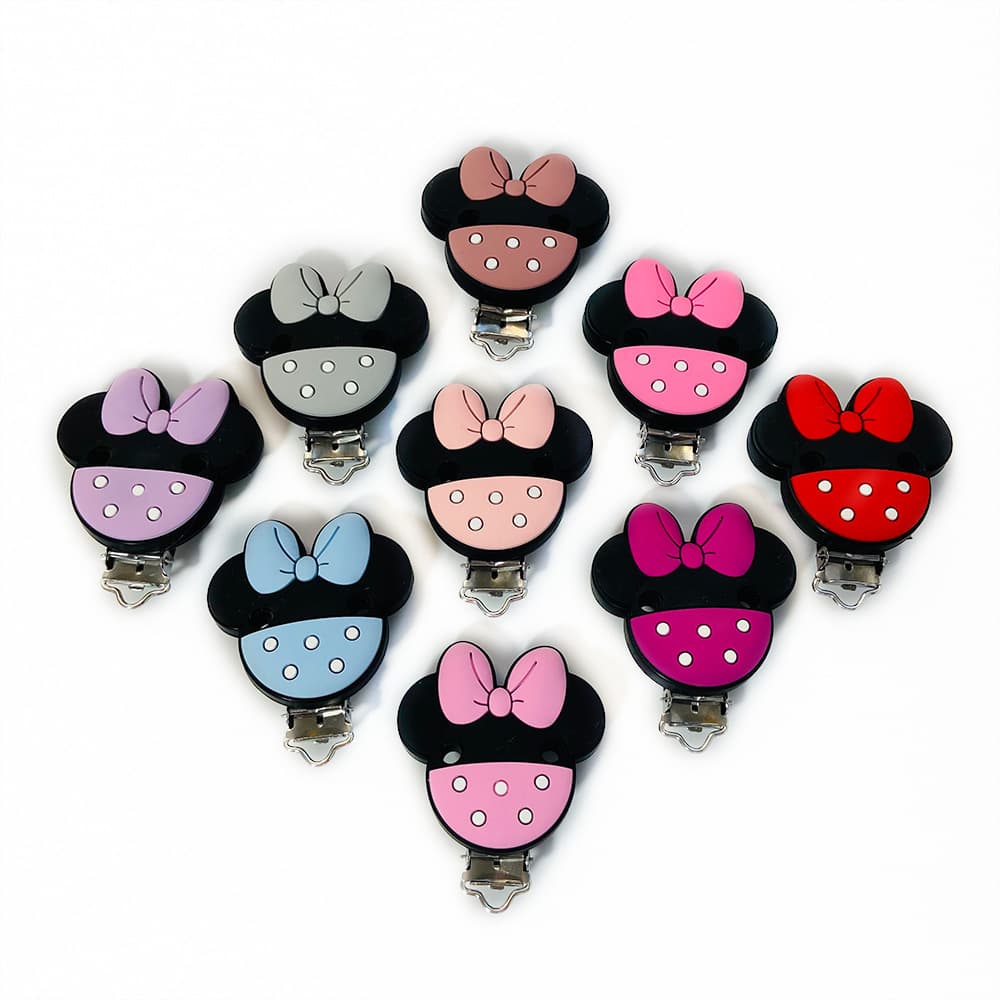 Factory Direct silicone pacifier clip food grade pacifier anti-drop chain chewing molar Bite Teether accessories clip