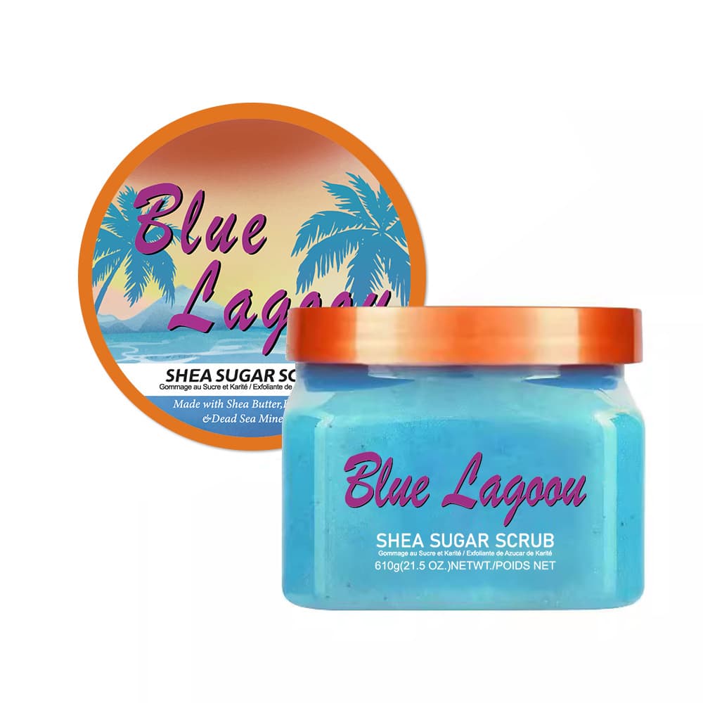 Cross-border Trade Full English Sugar Salt Body Scrub Gentle Exfoliating Sugar Body Scrub Bath Salt