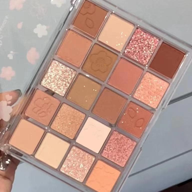 JADED 20-Color Eyeshadow Palette Earth Tone Pearl Matte Portable Daily Affordable