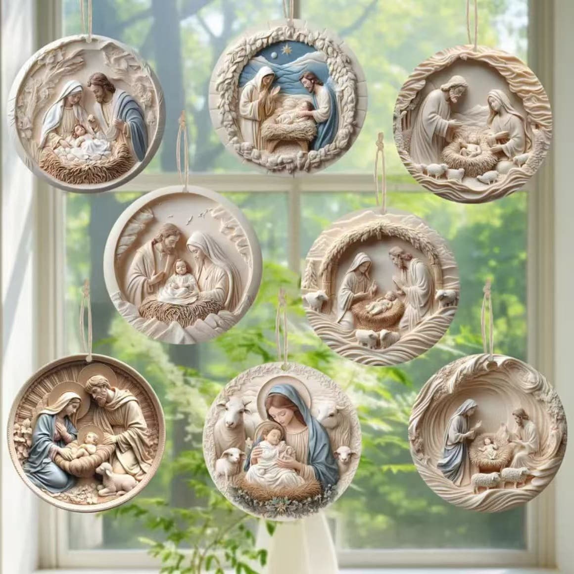 New Easter Craft Decoration Angel Wooden Material Hanging Ornament
