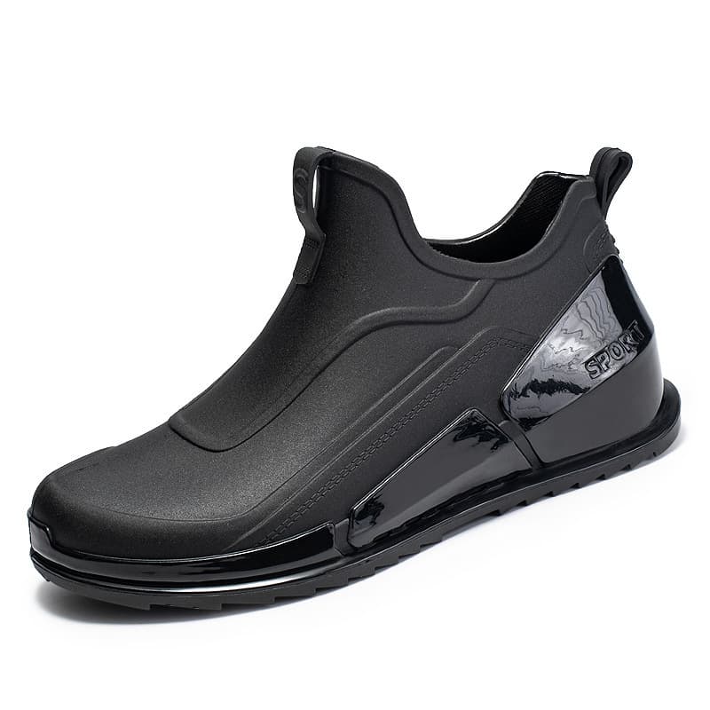 Cross-border Korean style men's short-top fashionable outdoor waterproof shoes for car washing and fishing, non-slip lightweight overshoes wholesale