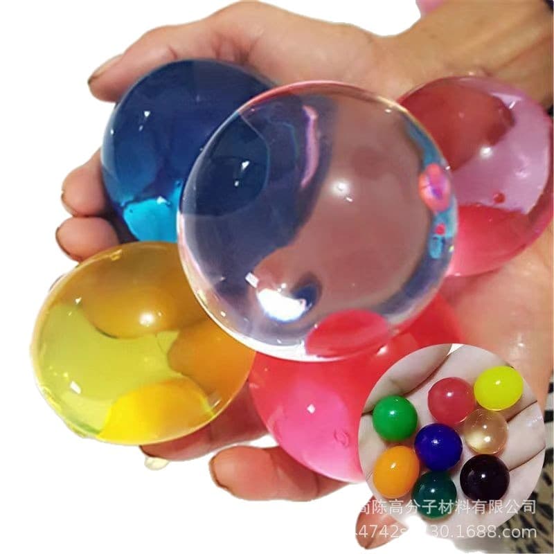DIY Rainbow Handmade Glass Bottled Water Baby Becomes Bigger Bubble Big Beads Transparent Ocean Wishing Bottle Ocean Baby