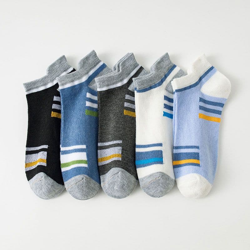 Boys' socks, spring/summer thin anti-odor sports socks, Mori style trendy versatile boat socks for little boys
