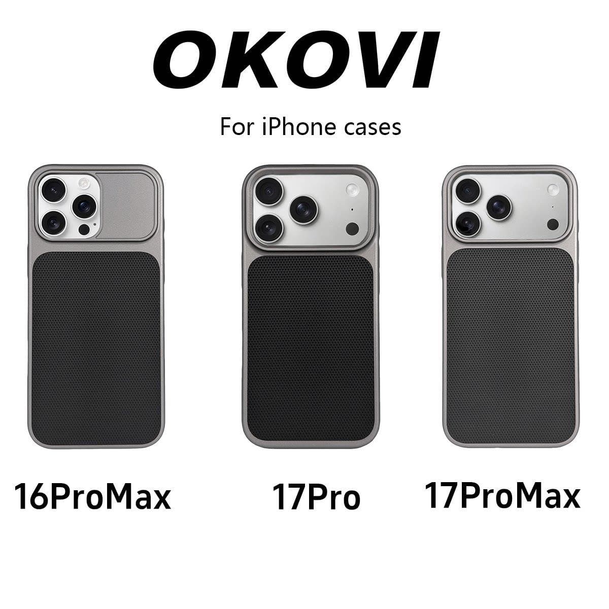 Thin and Lightweight Iron Sheet Triangular Diamond Pattern Case Suitable for Apple 17 Promax Phone Case, Apple 16/14 Pro/Max Protective Cover