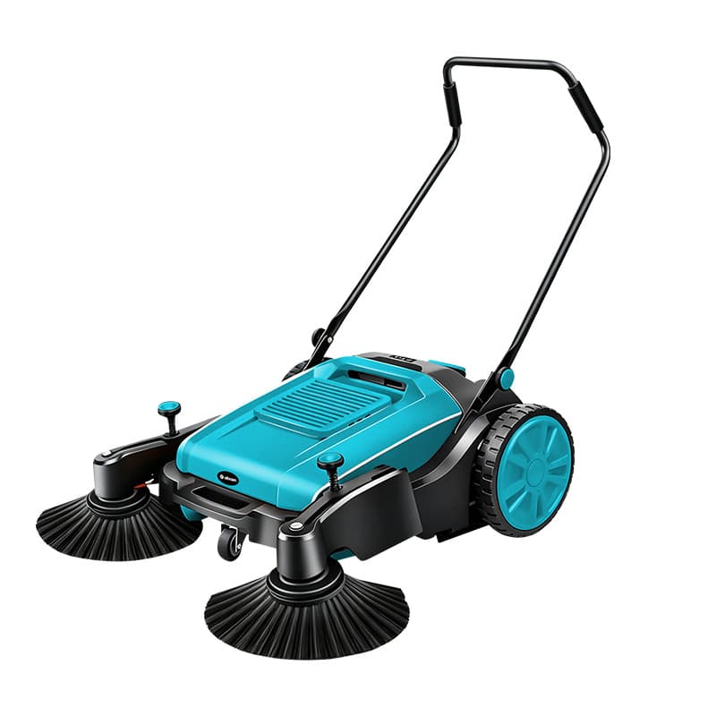 Yabolan Push Industrial Sweeper for Factory Workshop Road Non-Powered Commercial Sweeper