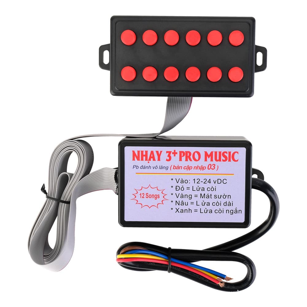 Vietnam's Best-Selling Twelve-Tone Car Horn Sound Multi-Tone Horn 12 Control Box with Button Air Horn Lantern Control