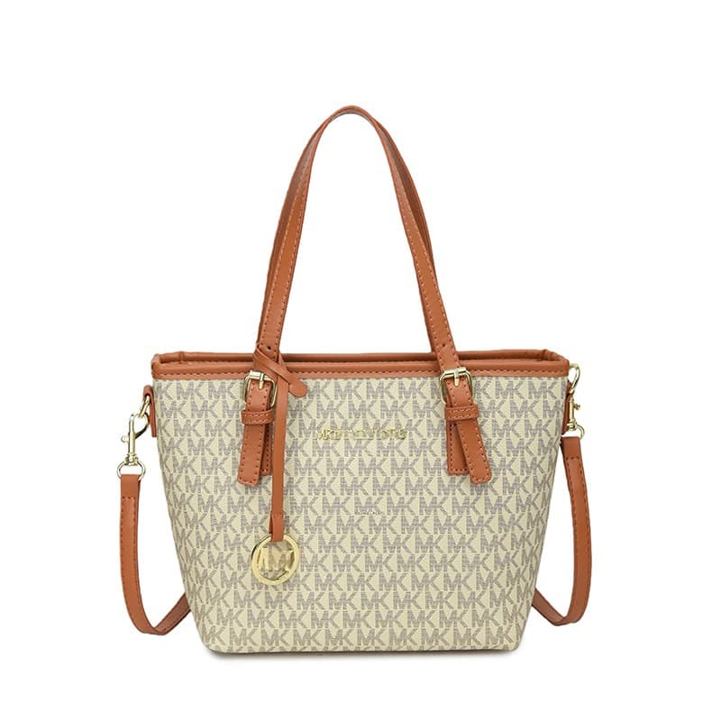 Printed Basket Tote Bag, New Cross-Border Women's Handbag, Large Capacity, Versatile Shoulder/Crossbody Bag