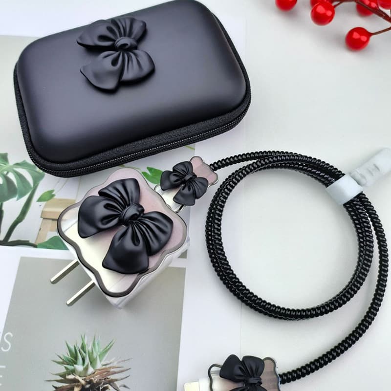 Eva Heart Storage Bag Is Suitable for Apple 20W Charger Protective Cover Apple 20W Wave Heart Protective Cover