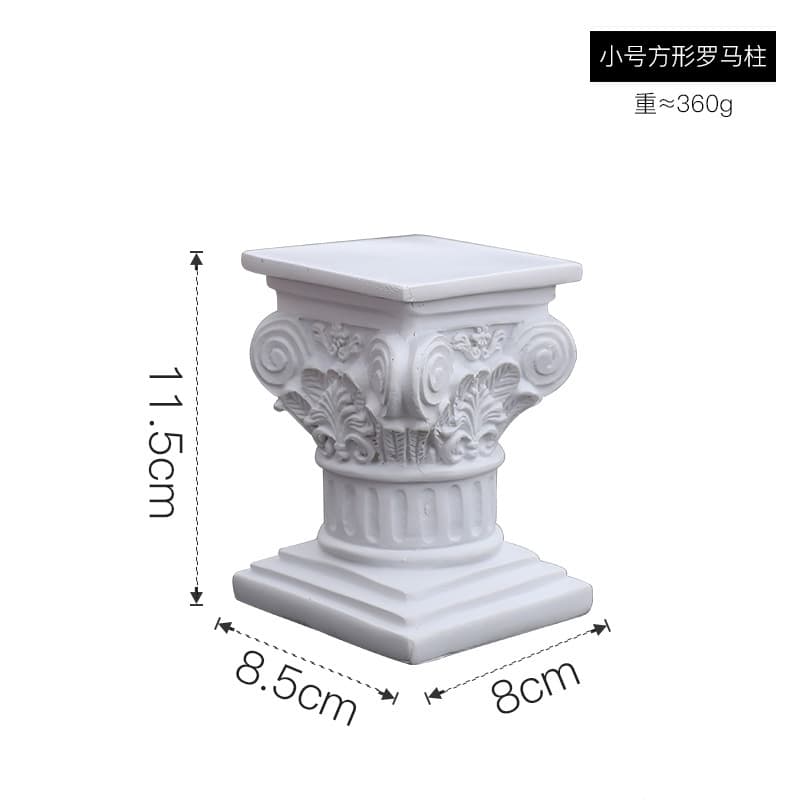 Simple Angel Candle Holder Decoration for Home TV Cabinet Wine Cabinet Entryway Ornament European Roman Column Angel Craft