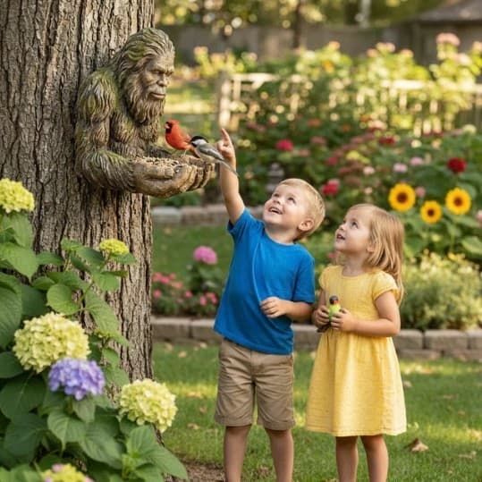 Cross-border Bigfoot Bird Feeder Garden Hanging Decoration for Yard and Home